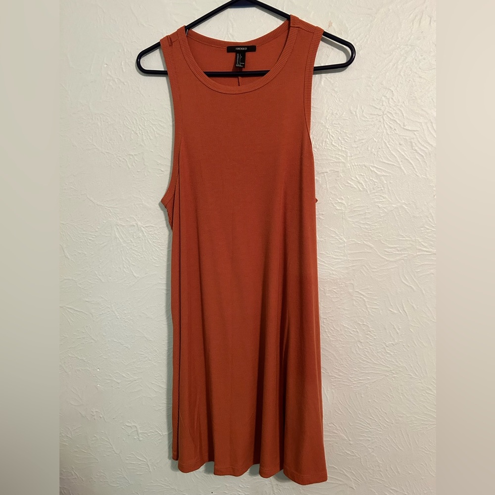 Forever 21 Burnt Orange Stretchy Dress